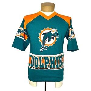 Vintage 90’s Miami Dolphins Jersey Style Shirt
